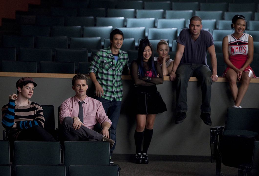 Foto Naya Rivera, Matthew Morrison, Dianna Agron, Chris Colfer, Mark Salling, Jenna Ushkowitz, Harry Shum Jr.