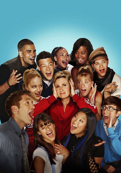 Foto Jenna Ushkowitz, Kevin McHale, Heather Morris, Jane Lynch, Jayma Mays, Naya Rivera, Lea Michele, Matthew Morrison, Cory Monteith, Dianna Agron, Chris Colfer, Mark Salling, Amber Riley