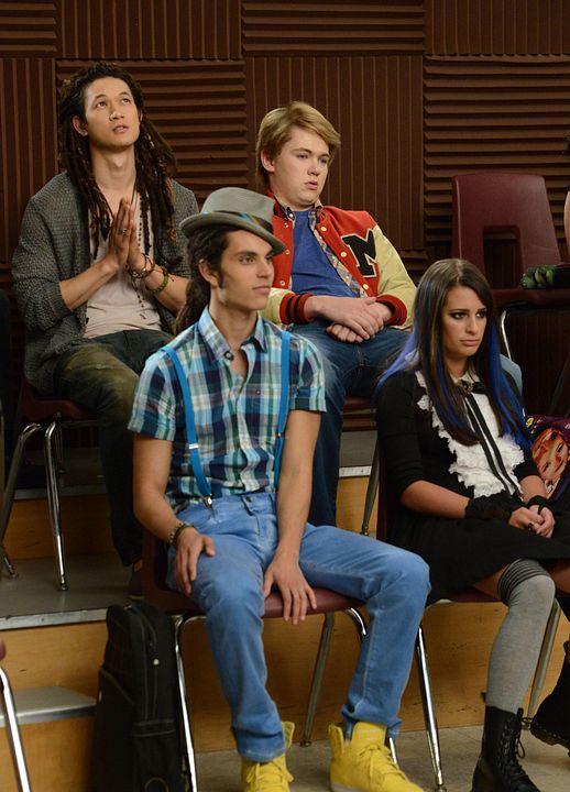 Glee : Foto Harry Shum Jr., Lea Michele, Samuel Larsen