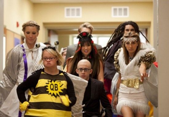 Glee : Foto Jenna Ushkowitz, Vanessa Lengies, Heather Morris, Kevin McHale
