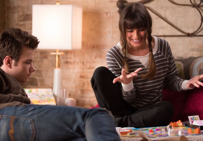 Glee : Foto Lea Michele, Chris Colfer