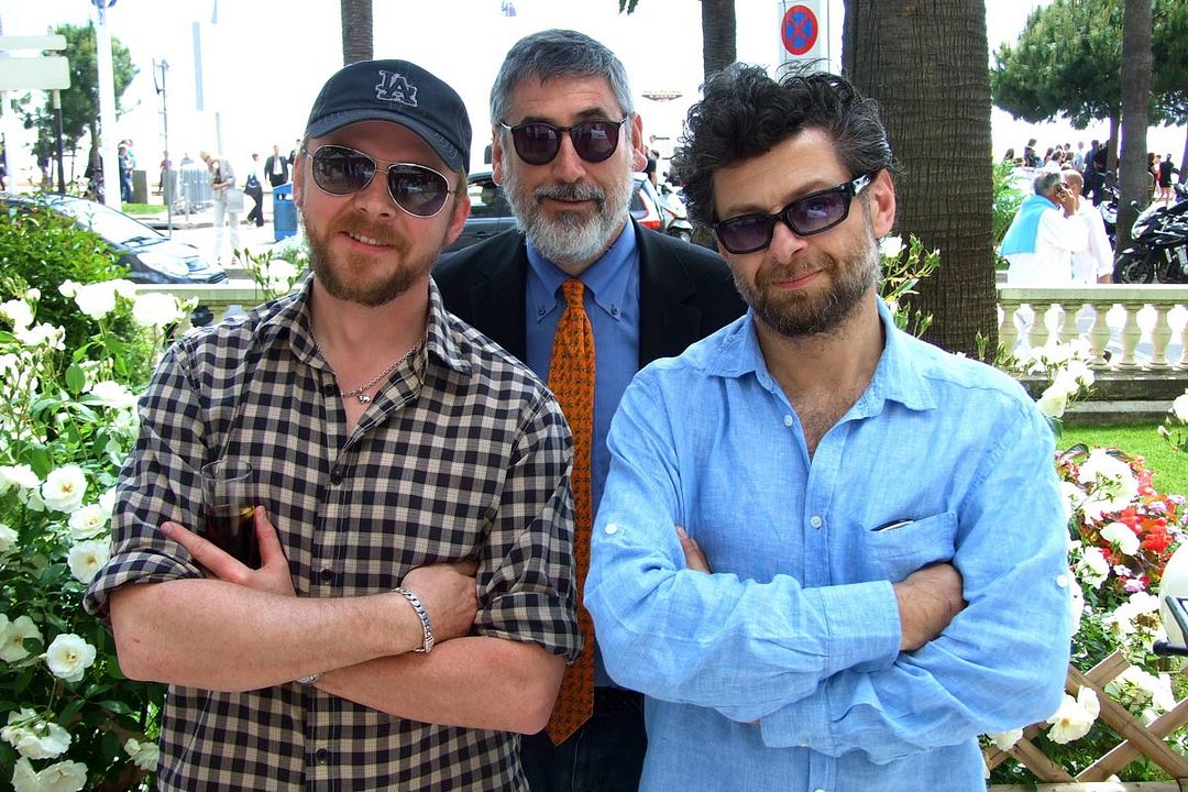 Foto Andy Serkis, John Landis, Simon Pegg
