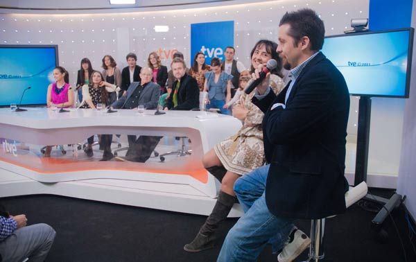 Foto Yon González, Ángela Molina, Emilio Gutierrez Caba, Tristán Ulloa