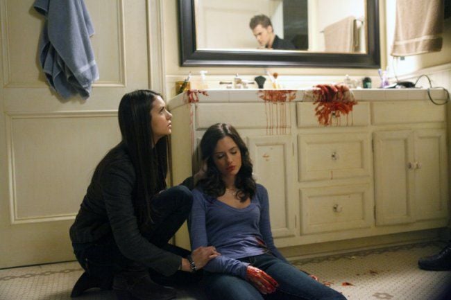 The Vampire Diaries : Foto Torrey DeVitto, Nina Dobrev