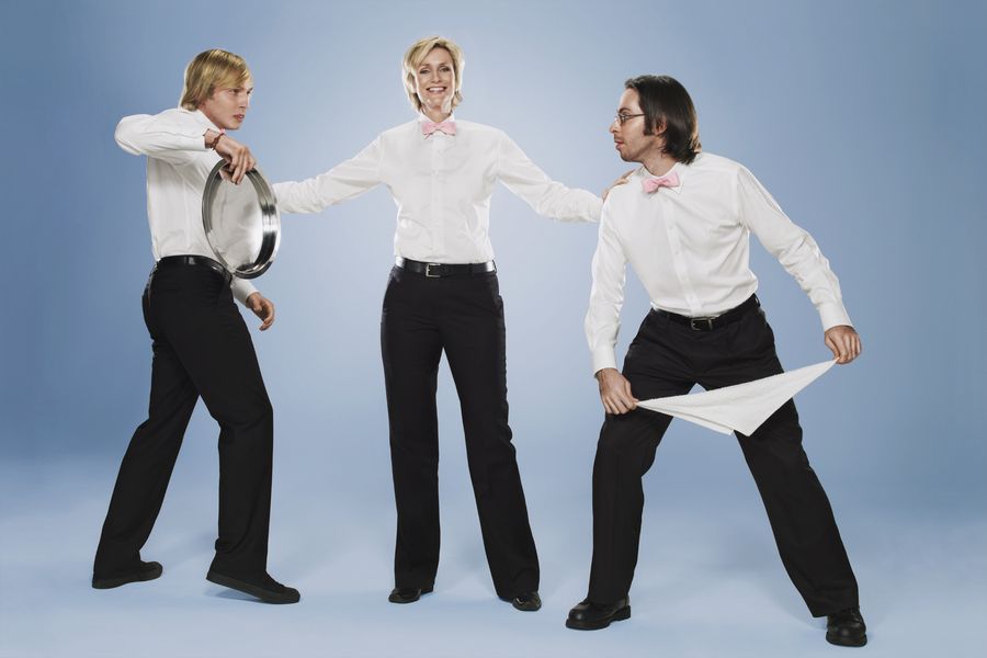 Foto Jane Lynch, Martin Starr, Ryan Hansen
