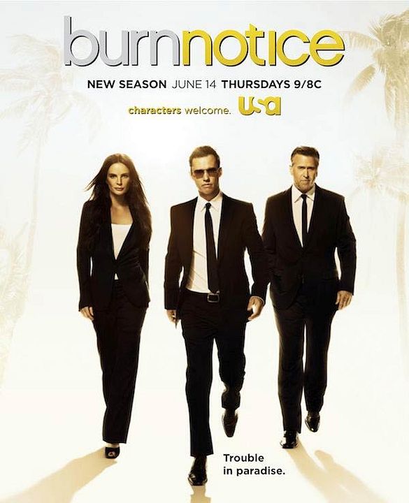 Foto Gabrielle Anwar, Jeffrey Donovan, Bruce Campbell