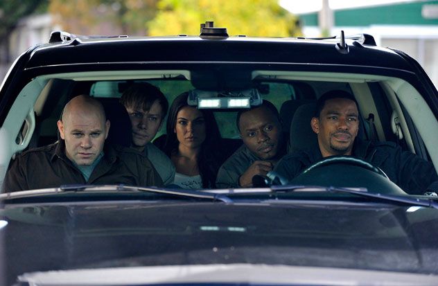 Foto Laz Alonso, Jimmi Simpson, Domenick Lombardozzi, Serinda Swan