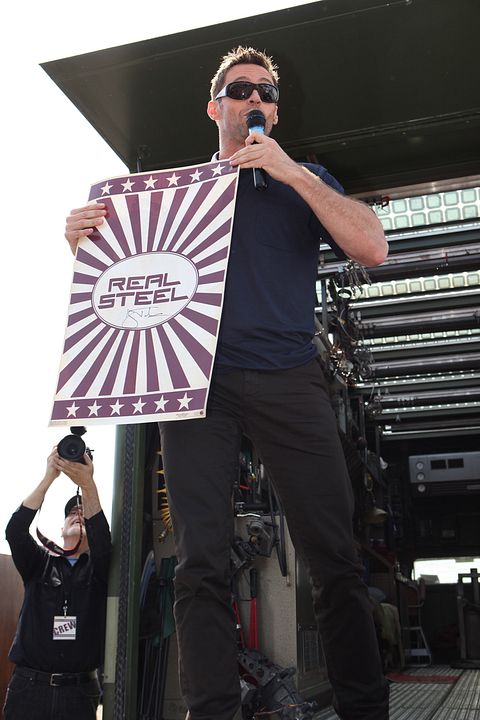 Gigantes de acero : Foto Hugh Jackman
