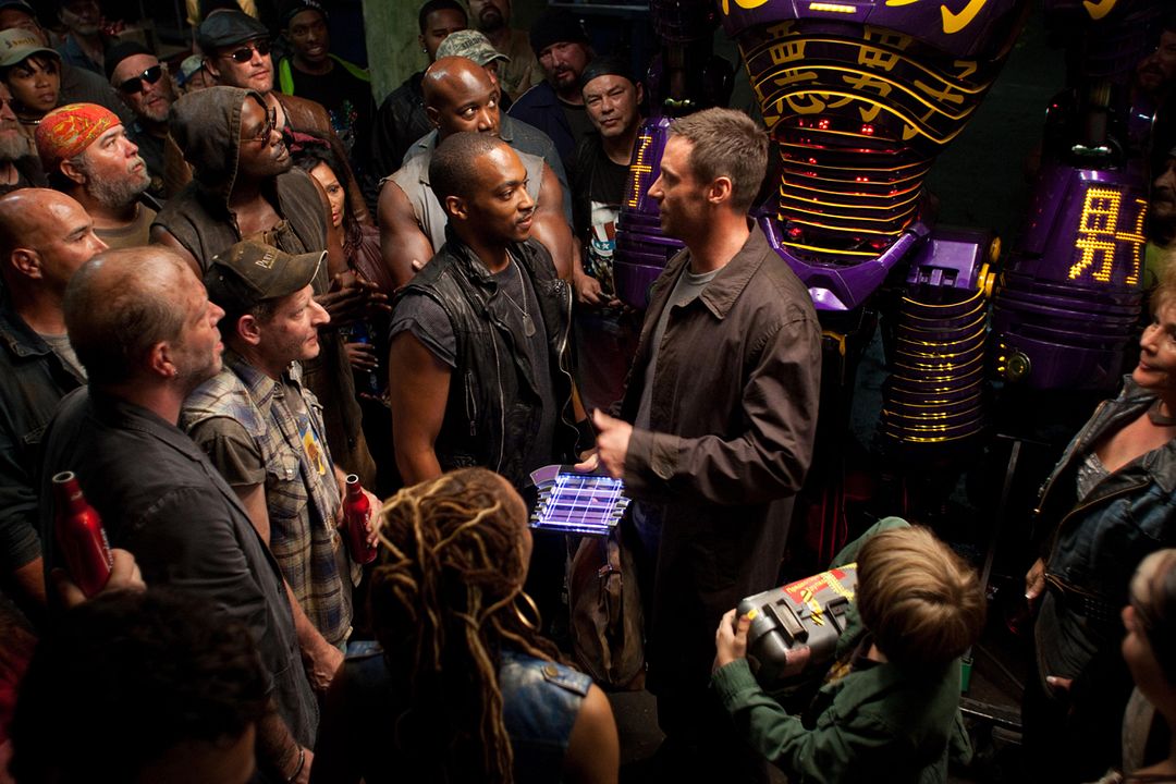Gigantes de acero : Foto Anthony Mackie, Hugh Jackman