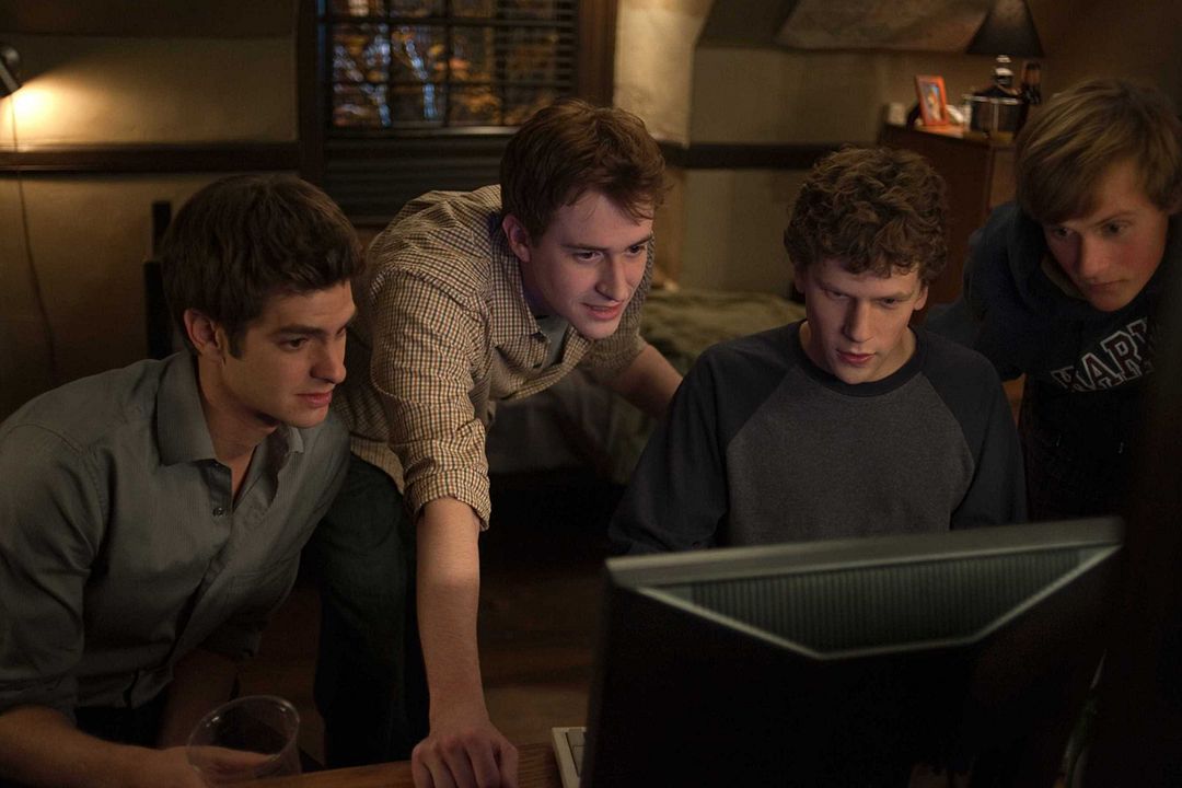 Red social : Foto Andrew Garfield, Joseph Mazzello, Jesse Eisenberg