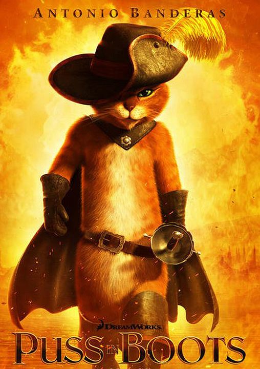 Gato con botas : Póster