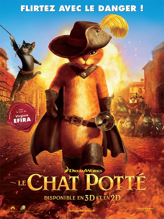 Gato con botas : Póster