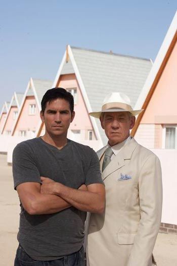 Foto Jim Caviezel, Ian McKellen