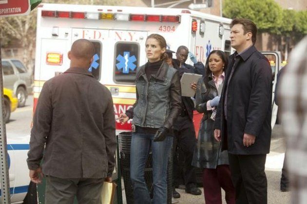Castle : Foto Stana Katic, Nathan Fillion