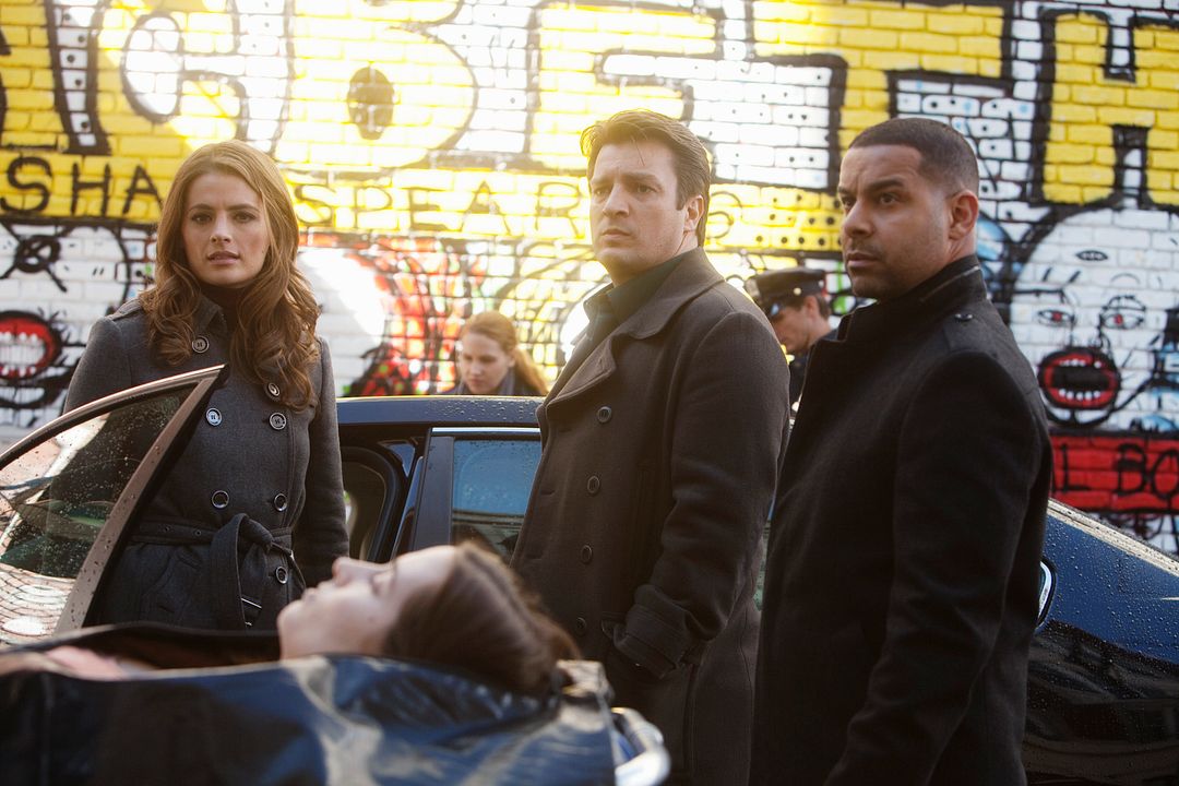Castle : Foto Stana Katic, Jon Huertas, Nathan Fillion
