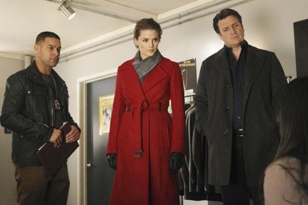 Castle : Foto Jon Huertas, Stana Katic, Nathan Fillion