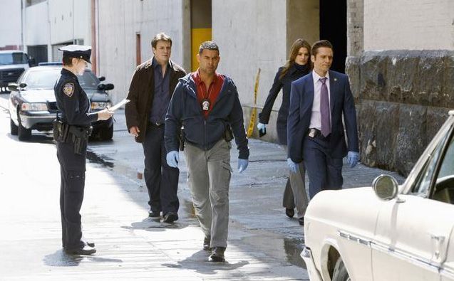 Castle : Foto Jon Huertas, Stana Katic, Nathan Fillion