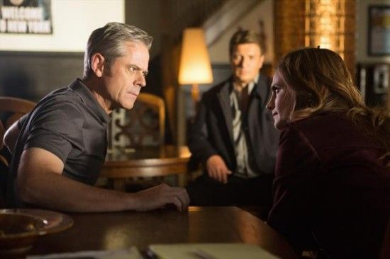 Castle : Foto Stana Katic, Nathan Fillion, C. Thomas Howell