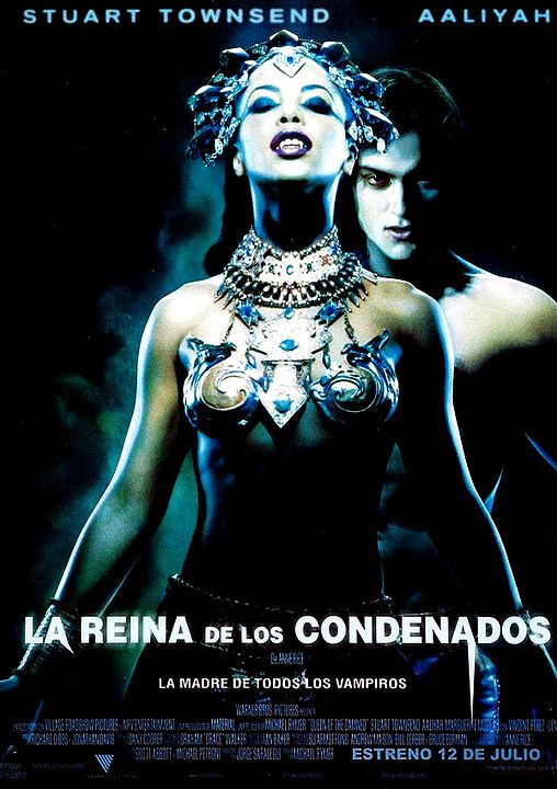 La reina de los condenados : Póster