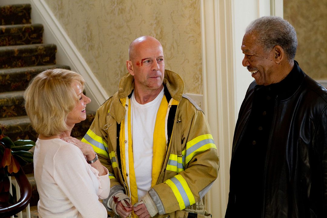 Foto Bruce Willis, Morgan Freeman, Helen Mirren