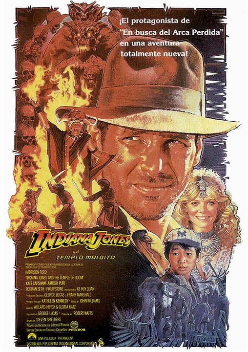 Indiana Jones y el templo de la perdición : Póster