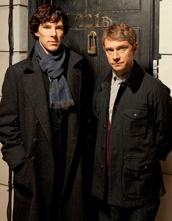 Foto Benedict Cumberbatch, Martin Freeman