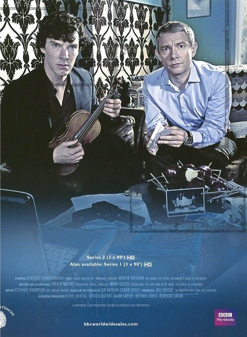 Foto Benedict Cumberbatch, Martin Freeman