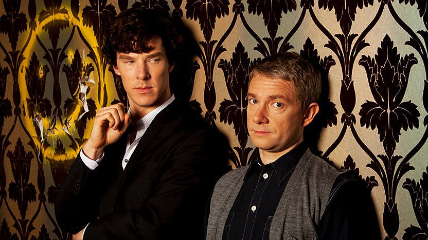 Foto Benedict Cumberbatch, Martin Freeman