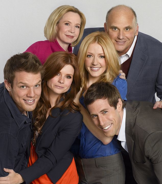 Foto Debra Jo Rupp, JoAnna Garcia Swisher, Jake Lacy