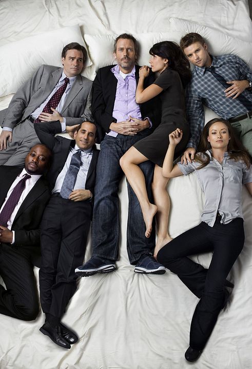Foto Omar Epps, Olivia Wilde, Hugh Laurie, Robert Sean Leonard