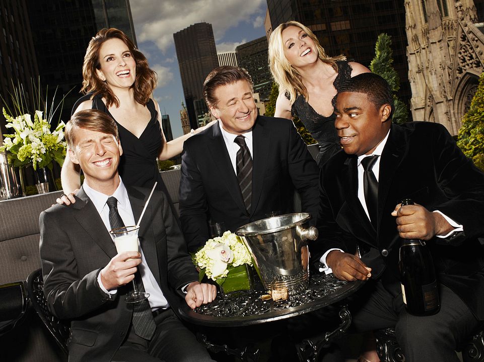 Foto Tracy Morgan, Alec Baldwin, Jack McBrayer, Tina Fey