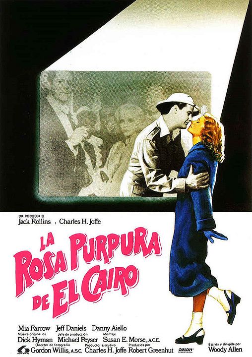 La rosa púrpura del Cairo : Póster
