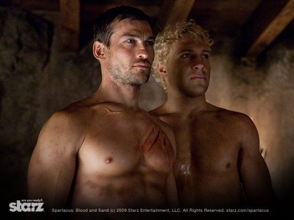 Foto Jai Courtney, Andy Whitfield
