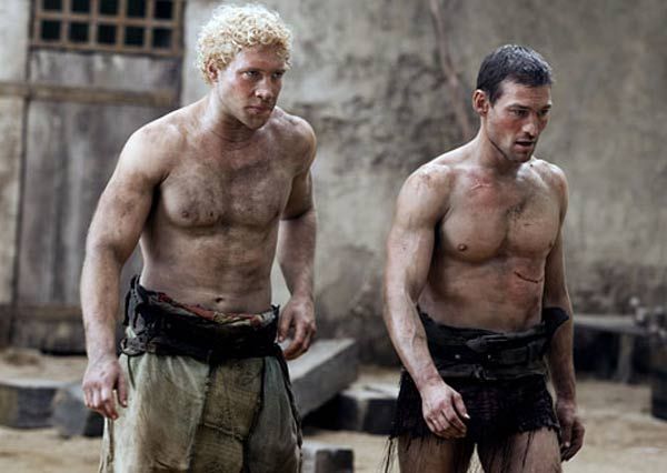 Foto Andy Whitfield, Jai Courtney