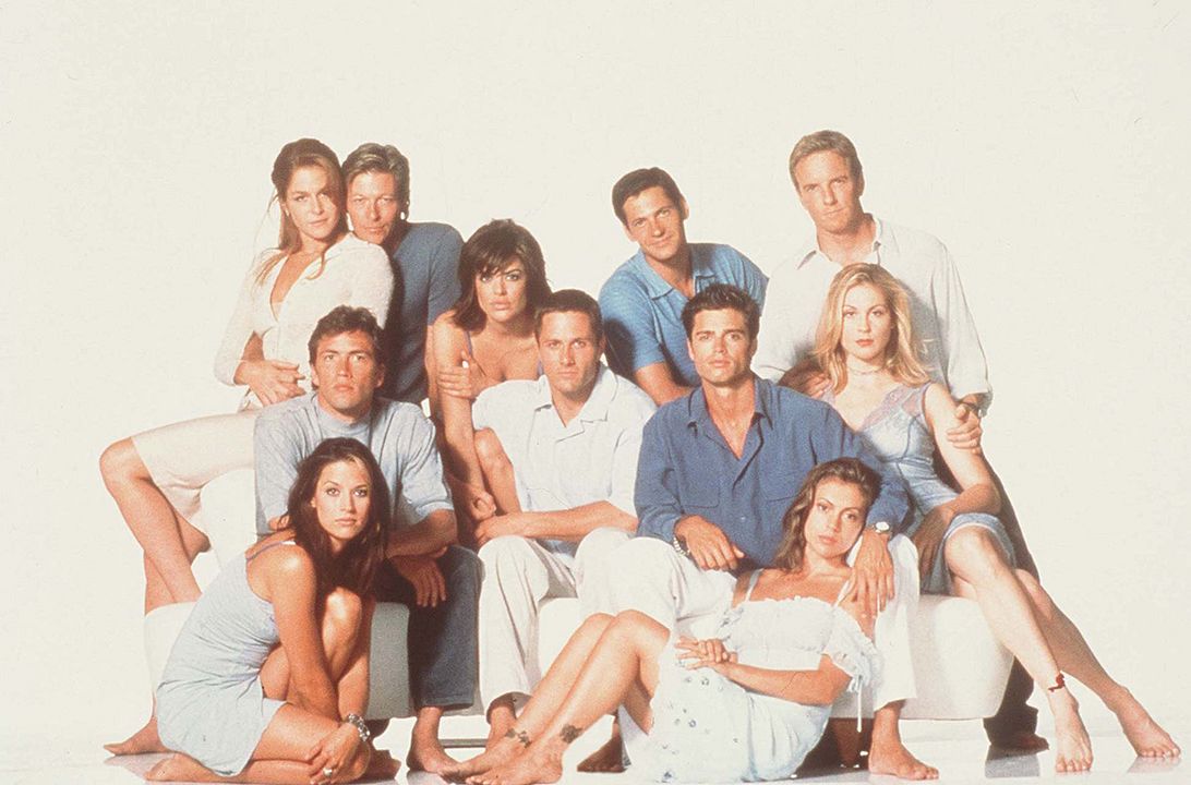 Foto Kelly Rutherford, Jack Wagner, Rob Estes, Linden Ashby, Alyssa Milano
