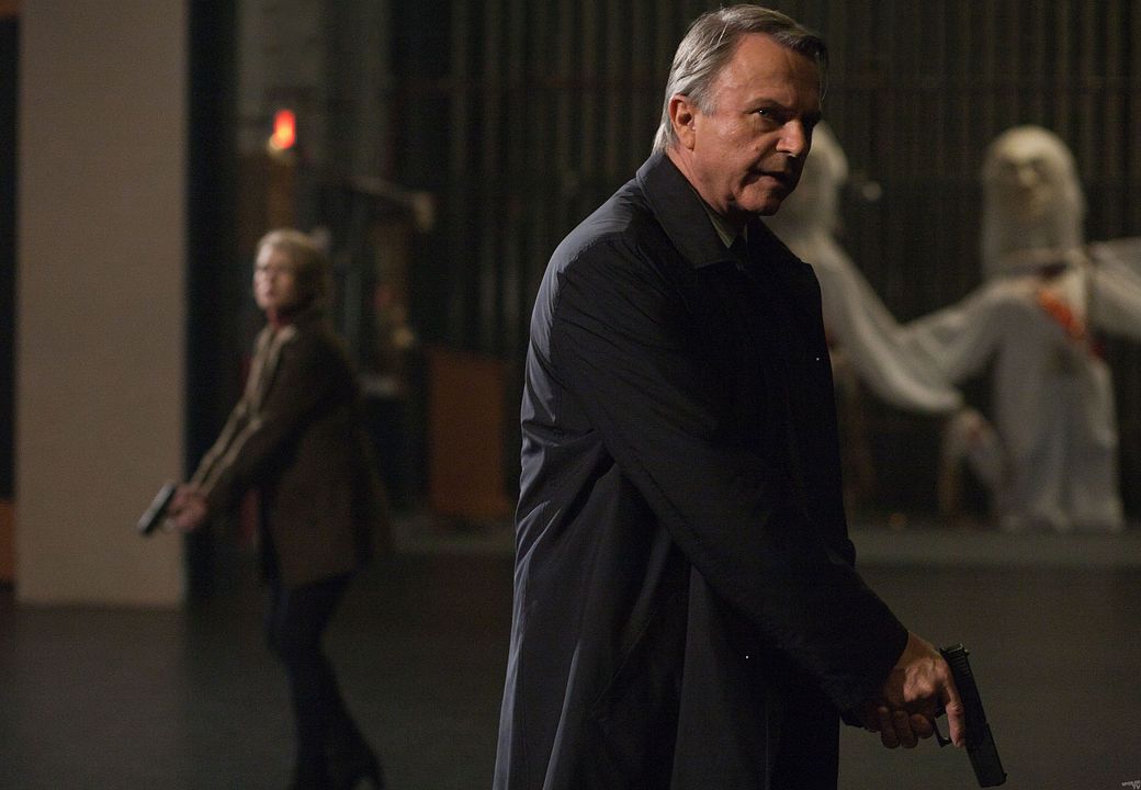 Foto Sam Neill, Sarah Jones