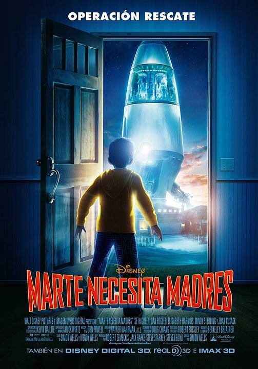 Marte necesita mamás : Póster