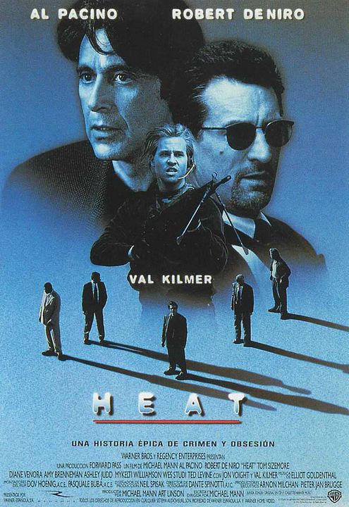 Heat: fuego contra fuego : Póster