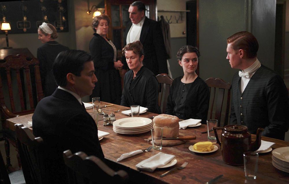 Downton Abbey : Foto Siobhan Finneran, Jim Carter, Rob James-Collier, Phyllis Logan