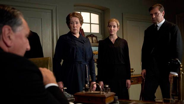 Downton Abbey : Foto Brendan Coyle, Jim Carter, Phyllis Logan