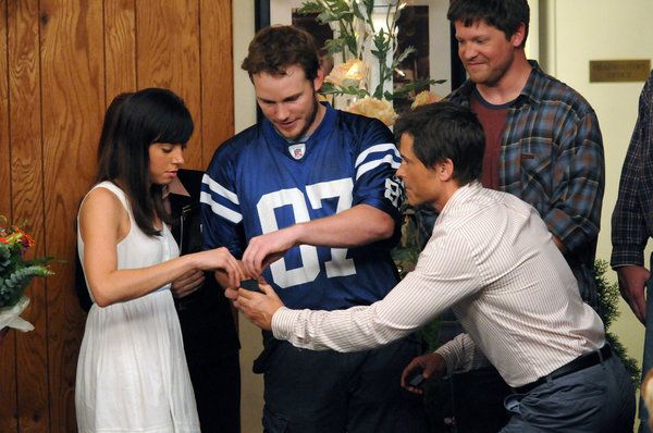 Parks and Recreation : Foto Aubrey Plaza, Chris Pratt, Rob Lowe