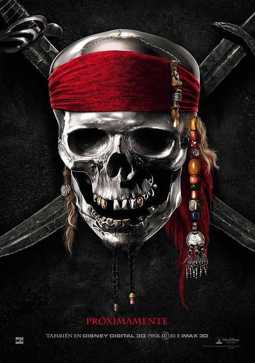 Piratas del Caribe: Navegando aguas misteriosas : Póster