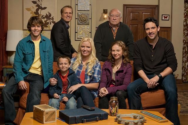 Foto Patrick Fabian, Edward Asner