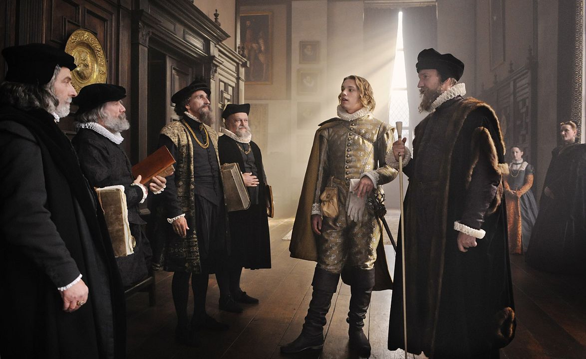 Foto David Thewlis, Roland Emmerich, Jamie Campbell Bower