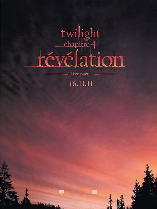 La saga Crepúsculo: Amanecer - Parte 1 : Póster