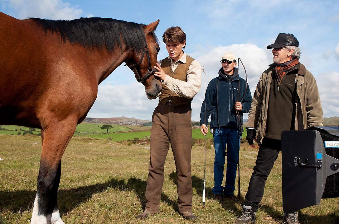 Caballo de guerra : Foto Jeremy Irvine, Steven Spielberg