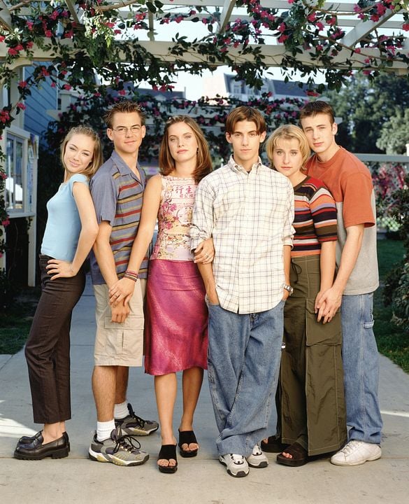 Foto Allison Mack, Chris Evans, Milo Ventimiglia