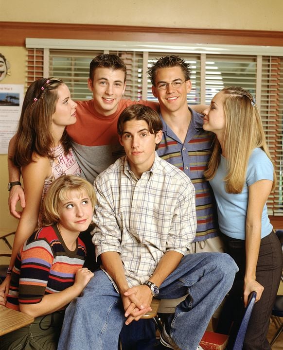 Foto Allison Mack, Chris Evans, Milo Ventimiglia