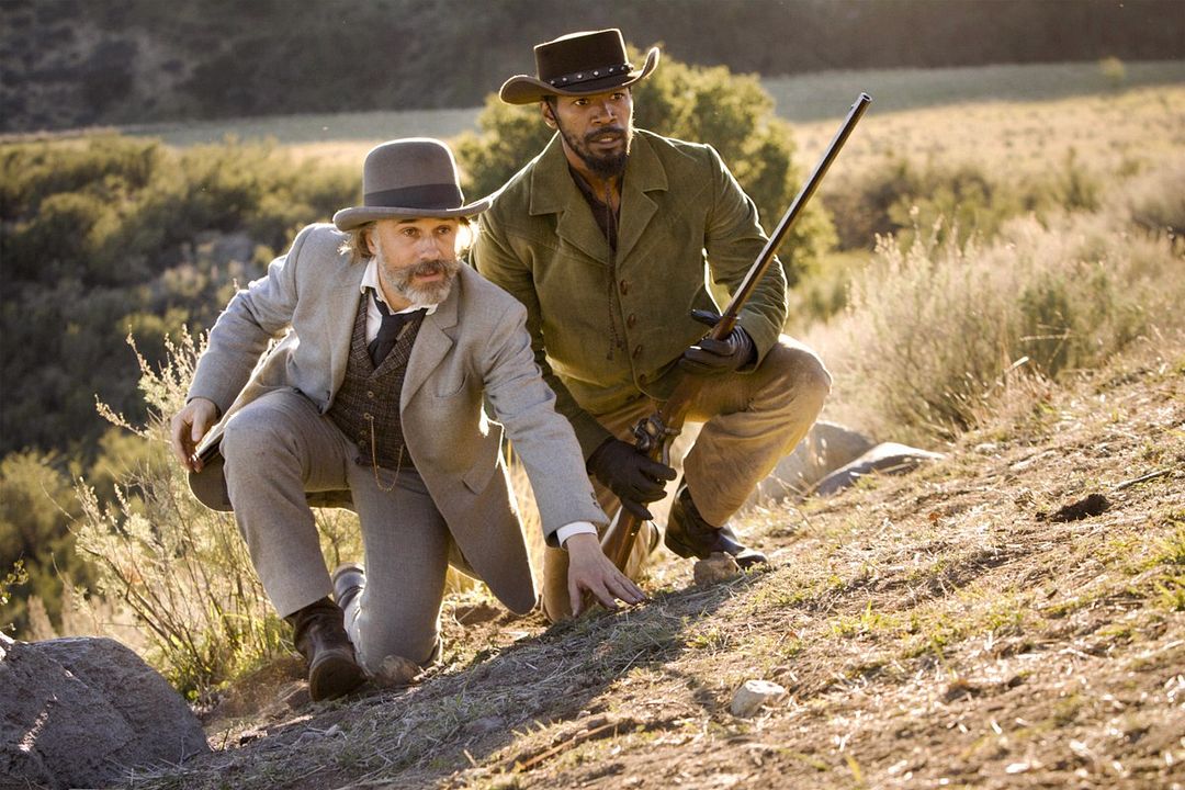 Django desencadenado : Foto Christoph Waltz, Jamie Foxx