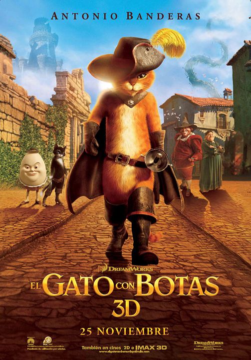 Gato con botas : Póster